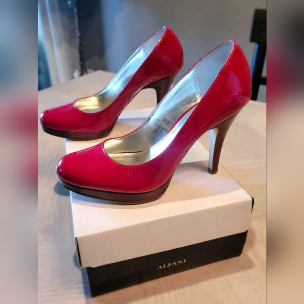 Alfani Maddy Cherry Red Pumps size 8.5